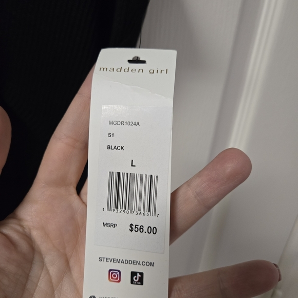 Madden Girl Black Backless Dress - Picture 5 of 6